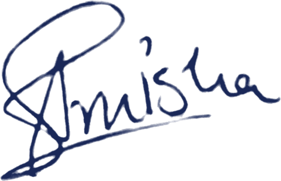 Amisha's signature